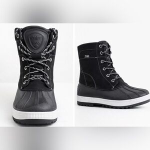 Pajar Men's Black and White Snow Boots